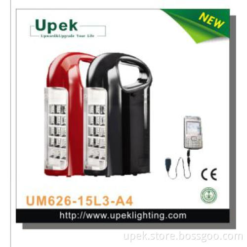 High Quality MINI626L15USB Rechargeable LED home Emergency Light